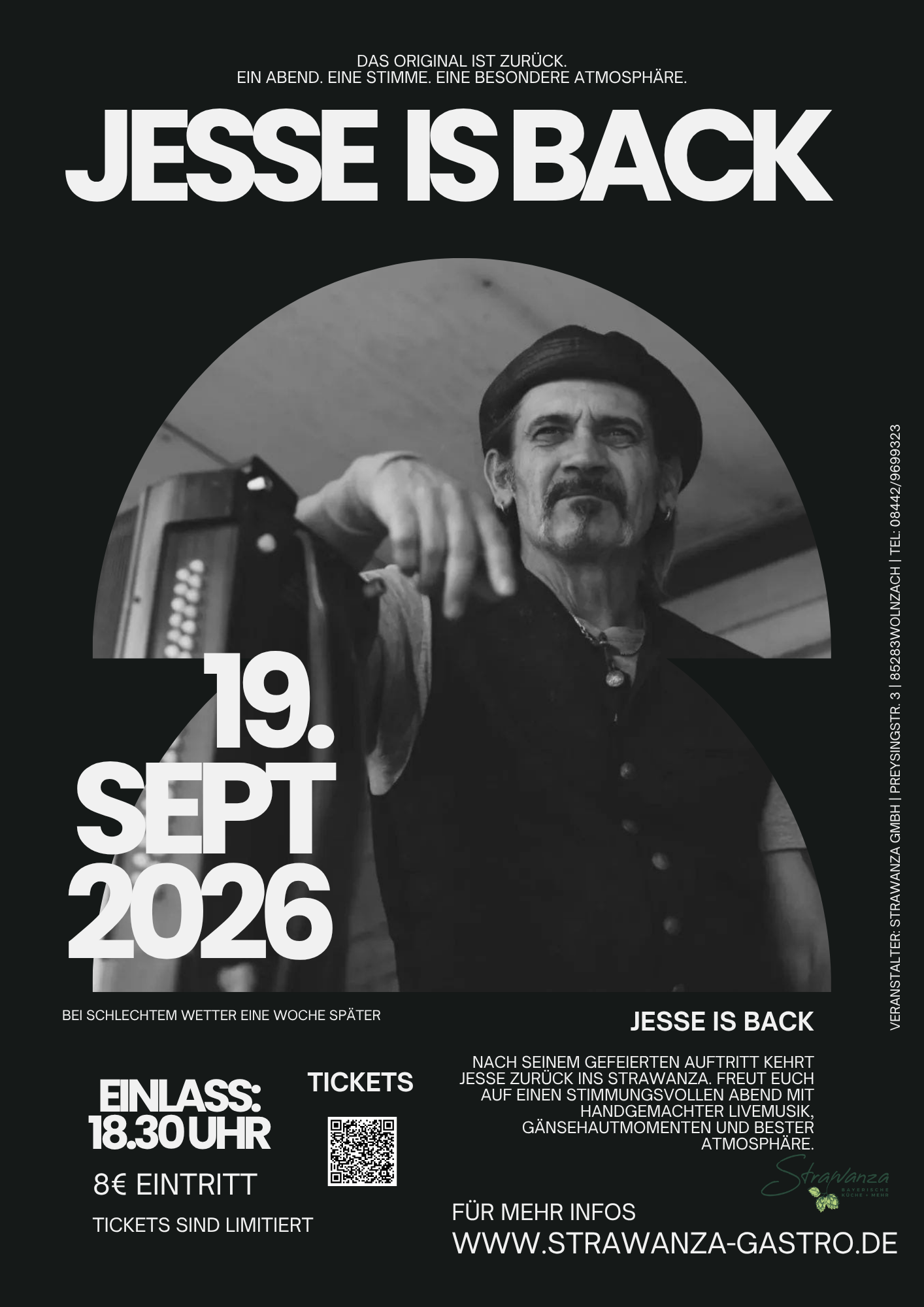 JESSE is Back - 19. September 2026
