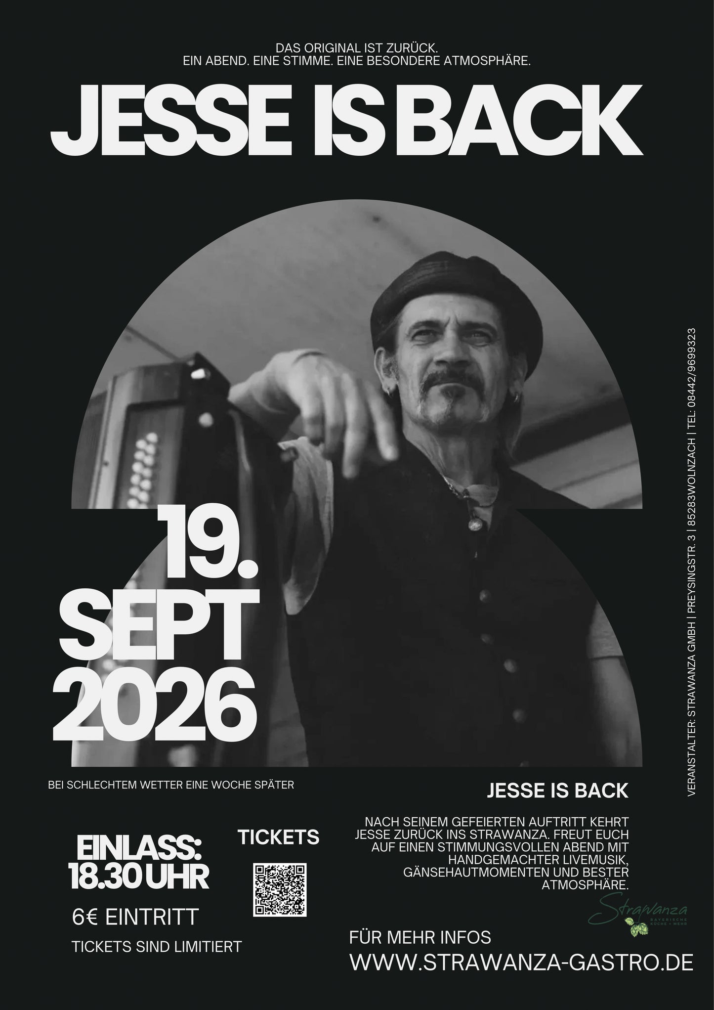 JESSE is Back - 19. September 2026